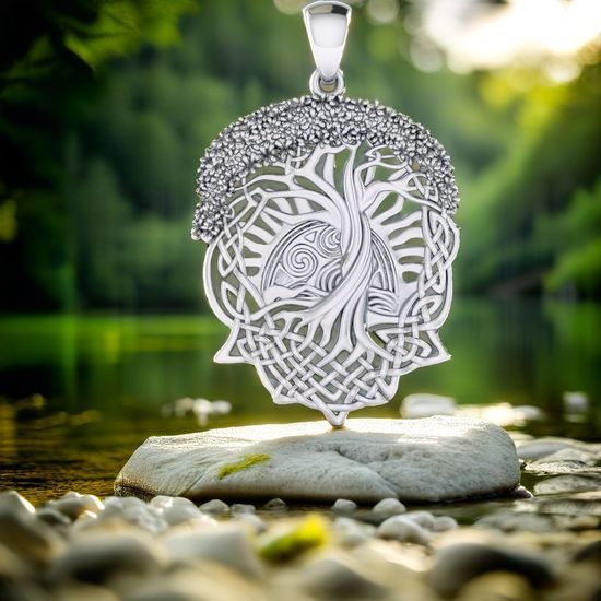 STROM ŽIVOTA, stříbrný amulet