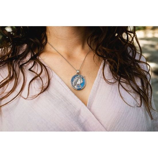 Celtic Unicorn Sterling Silver Pendant