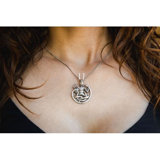 CERNUNNOS, stříbrný amulet. stříbro (925)