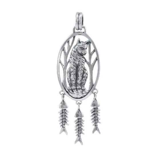 Lynx Sterling Silver Pendant