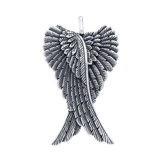 ANDĚLSKÁ KŘÍDLA, masivní stříbrný závěs, Ag 925, 11,9 g