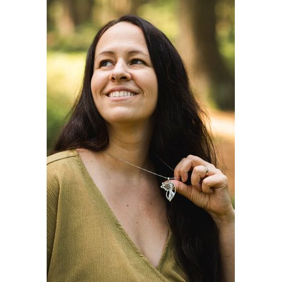 Moonlight Fairy Silver Pendant