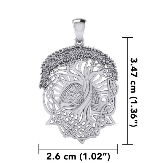STROM ŽIVOTA, stříbrný amulet