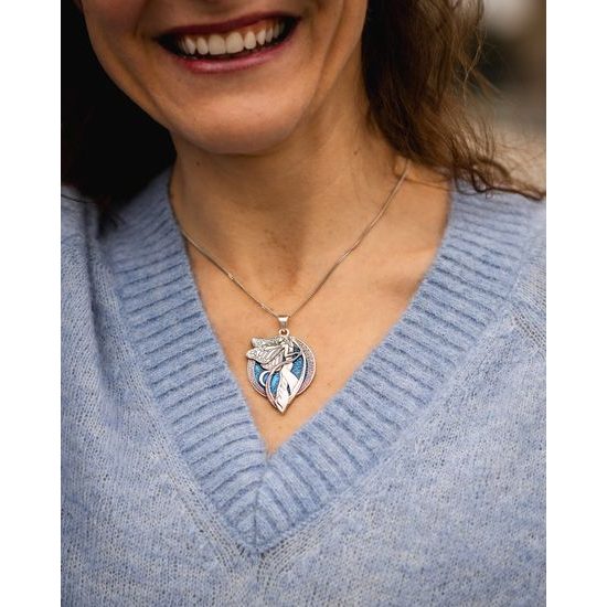 Midnight Fairy Sterling Silver Pendant