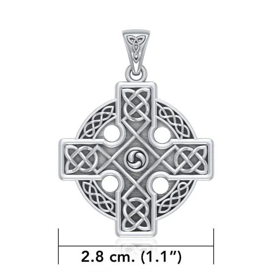 THE CELTIC CROSS Silver Pendant
