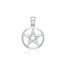 Sterling Silver Pentagram Magic Pendant