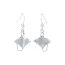 Manta Ray Silver Earrings