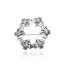 Thistles Sterling Silver Scottish Brooch
