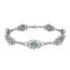 EIRE Silver Bracelet with Blue Topaz