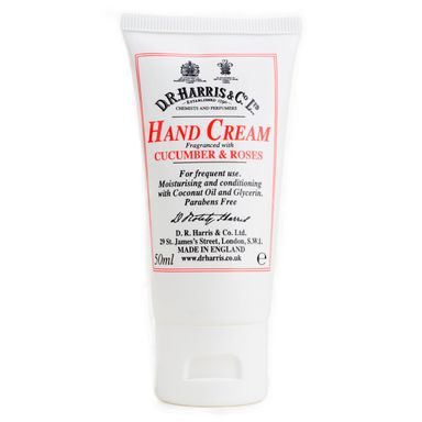Crème pour les mains au concombre et à la rose D.R. Harris (50 ml)