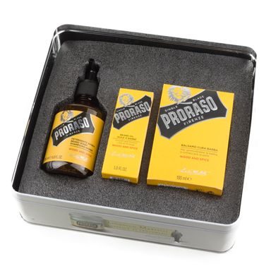 Coffret cadeau de crème nourrissante et après-rasage Proraso Red - bois de santal