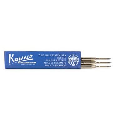 Recharge G2 pour stylos à bille Kaweco - bleu, moyen (3 pièces)