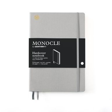 Cahier de taille moyenne MONOCLE by LEUCHTTURM1917 Composition Hardcover Notebook - B5, couverture rigide, pointillé, 181 pages