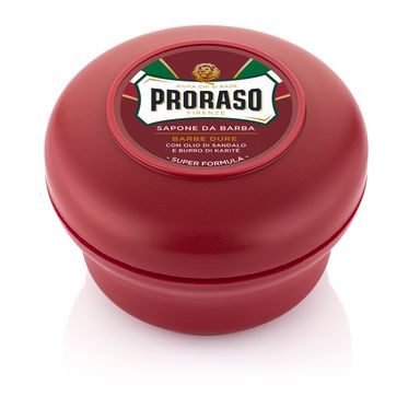 Savon à raser nourrissant Proraso Red - bois de santal (150 ml)
