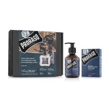 Coffret cadeau baume et savon à barbe Proraso Azur Lime