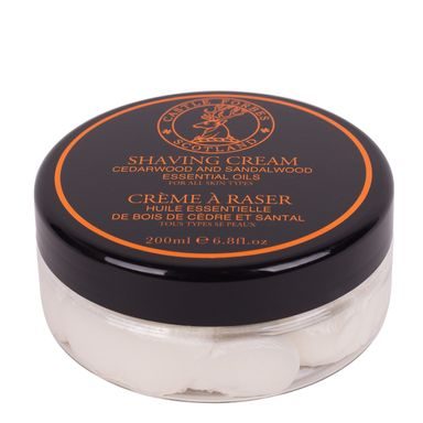 Crème à raser Castle Forbes - Cedarwood &amp; Sandalwood (200 ml)