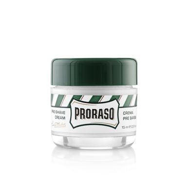 Crème rafraîchissante de voyage pré- et après-rasage Proraso Green - eucalyptus (15 ml)