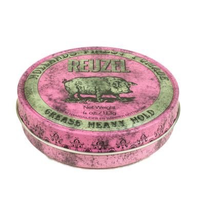 Reuzel Pink Grease Heavy Hold - pommade pour cheveux
