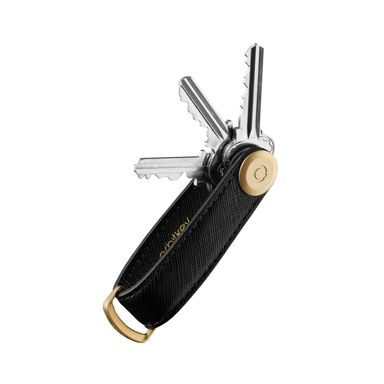 Porte-clés en cuir Orbitkey 2.0 Saffiano