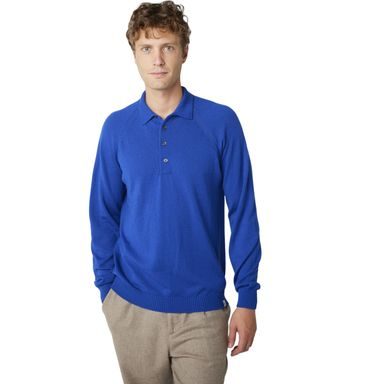 Peregrine Beauford Polo Shirt — Cobalt