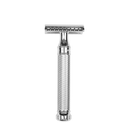 Rasoir Mühle R41 Twist avec peigne ouvert et poignée à vis