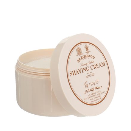 D.R. Harris Shaving Cream — Almond (150 g)