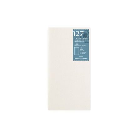 Recharge #027 : Cahier pour peinture à l’aquarelle