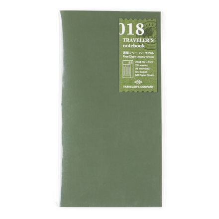 Recharge #018 : Agenda hebdomadaire vierge