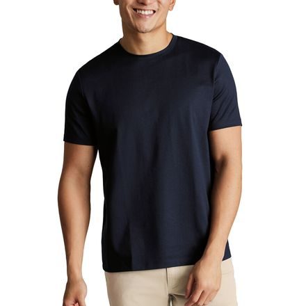 Charles Tyrwhitt Pure Cotton T-Shirt — Navy