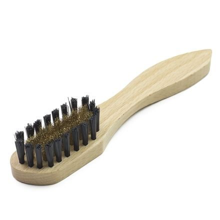 Brosse de nettoyage en daim à poils de laiton Saphir