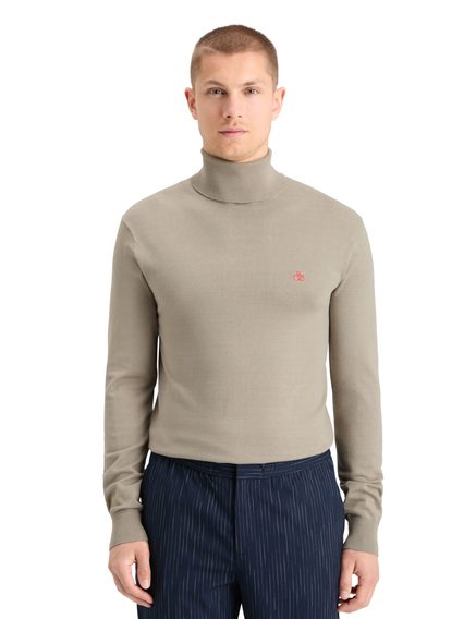 Scotch & Soda — Turtleneck Viscose Sweater