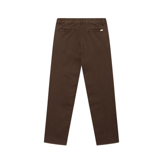 forét Clay Pants — Deep Brown Twill