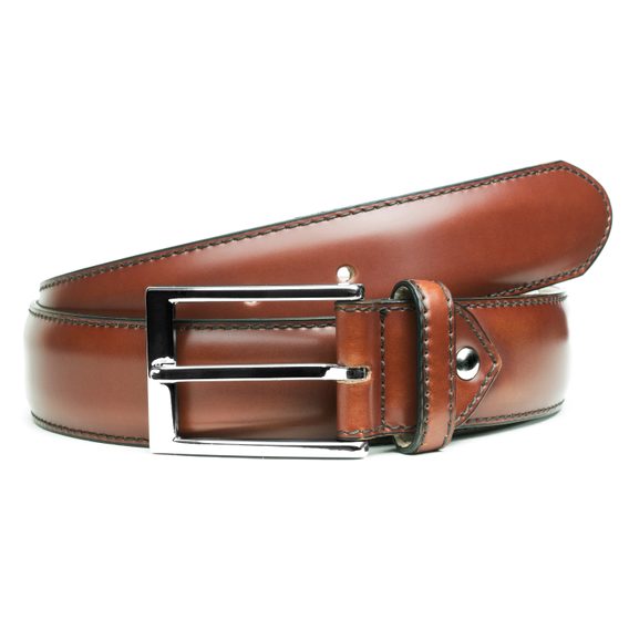 Ceinture en cuir Berwick - cognac