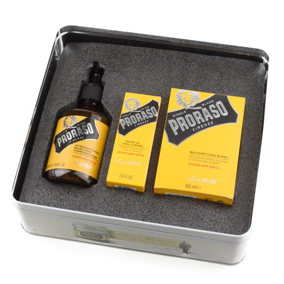 Coffret cadeau classique de produits pour la barbe Proraso - Wood & Spice