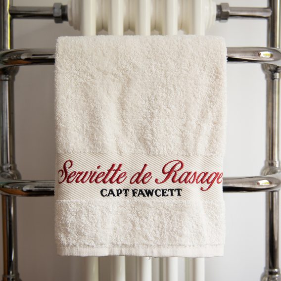Serviette de rasage de luxe Cpt. Fawcett