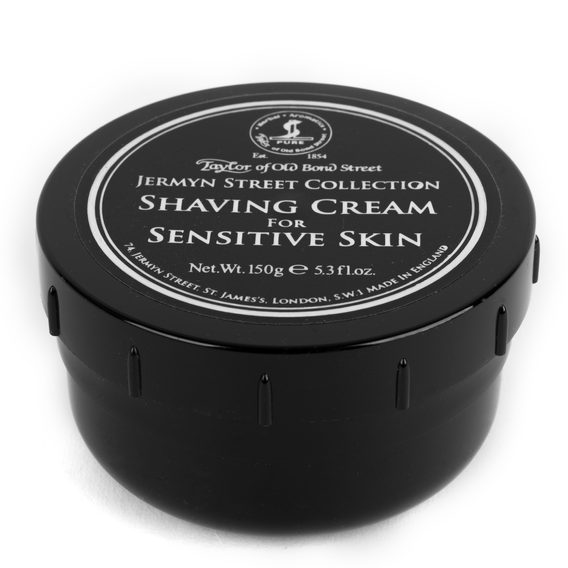 Crème à raser Taylor of Old Bond Street - Jermyn Street pour peaux sensibles (150 g)