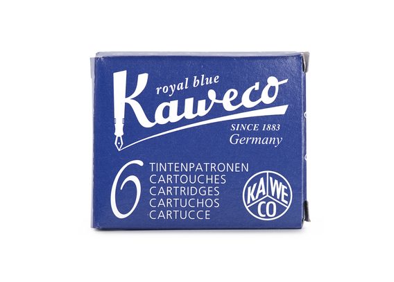 Cartouches d'encre Kaweco - bleu (6 pièces)