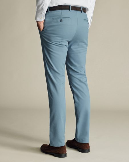 Charles Tyrwhitt Sky blue Slim Fit Ultimate non-iron Chino