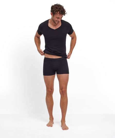 FALKE 2-Pack Daily Comfort Boxers — Black