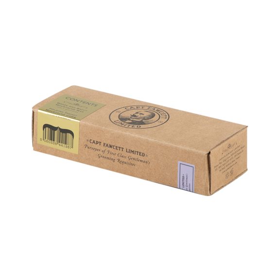 Coffret cadeau cire à moustache et peigne pliable Cpt. Fawcett (CF.87T) - Booze & Baccy