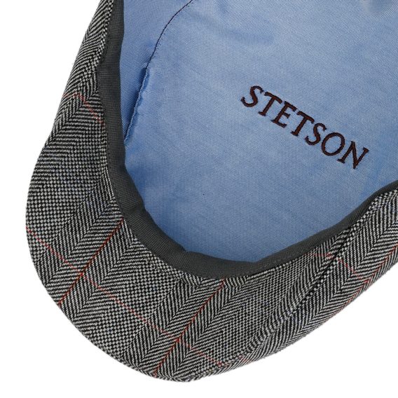 Stetson Multi-Panel Silk Ivy Cap - Charcoal