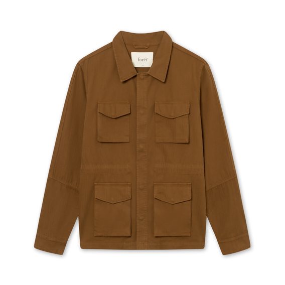 forét Yoke Field Jacket — Rubber