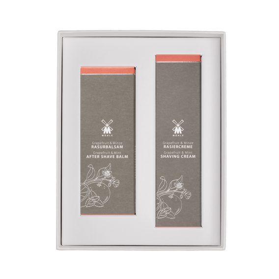 Mühle Shaving Cream & Aftershave Gift Set — Grapefruit & Mint