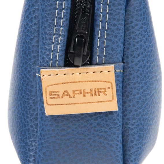 Kit de nettoyage pour chaussures Saphir avec pochette à fermeture éclair