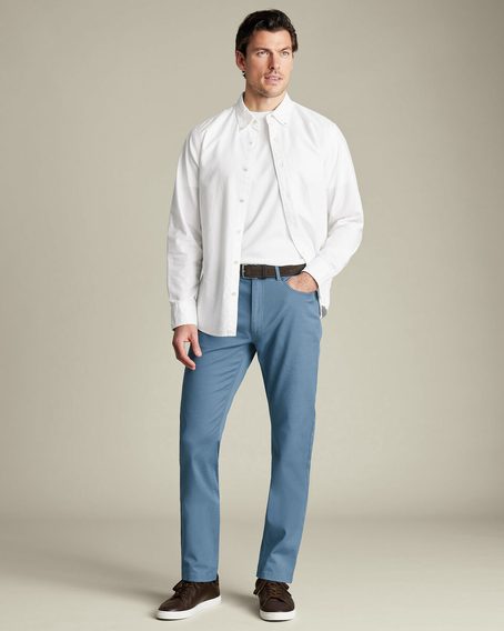 Charles Tyrwhitt 5 Pocket Jeans — Ocean Blue