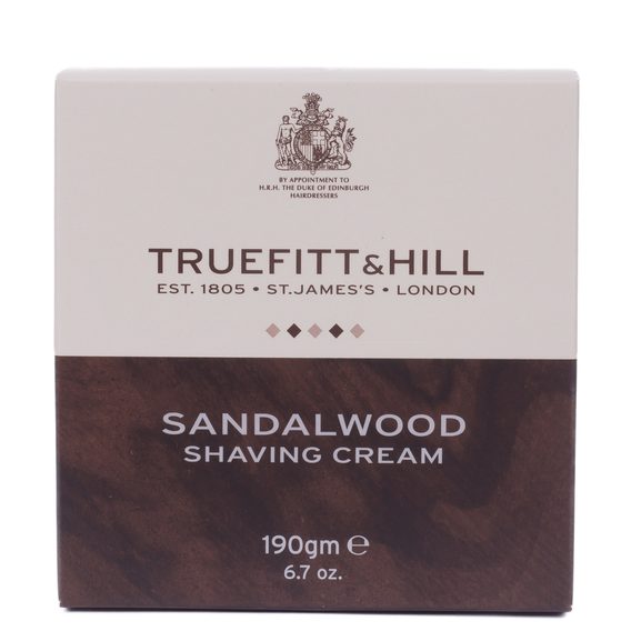 Crème à raser Truefitt & Hill - Sandalwood (190 g)