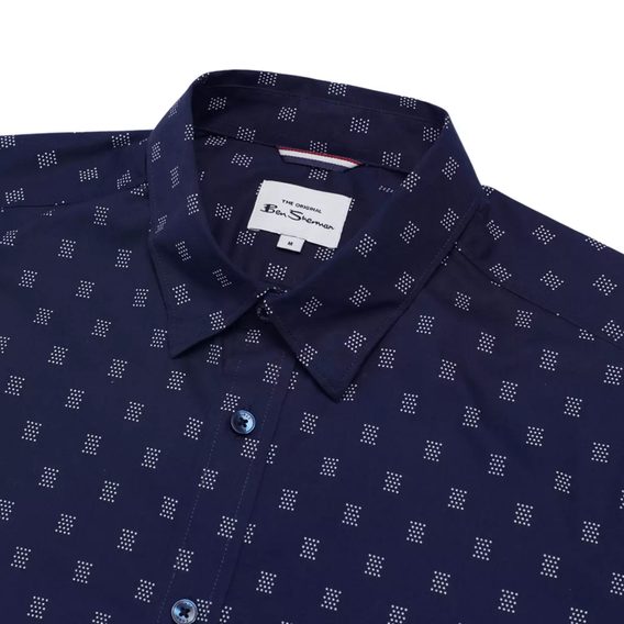 Ben Sherman — Stipple Geo Print Shirt