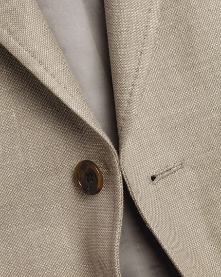 Charles Tyrwhitt Cotton/Linen Jacket — Limestone