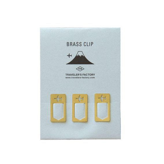 Signets en laiton avec avions TRAVELER’S COMPANY BRASS PRODUCTS