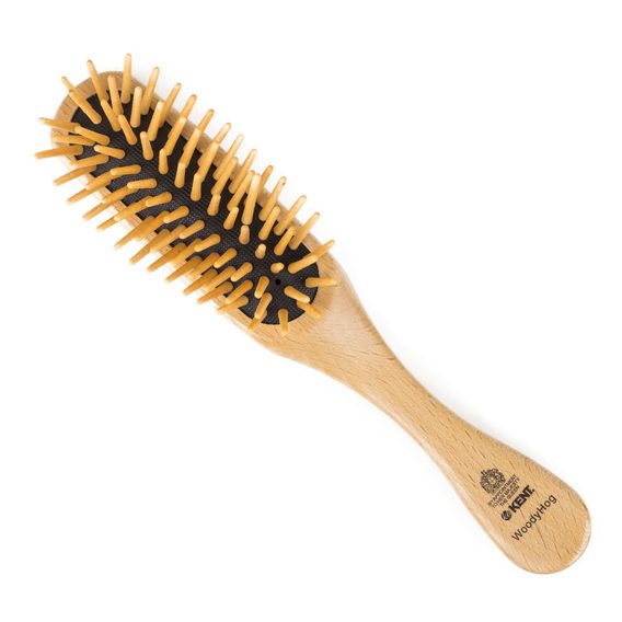 Brosse à cheveux avec dents en bois Kent - grande